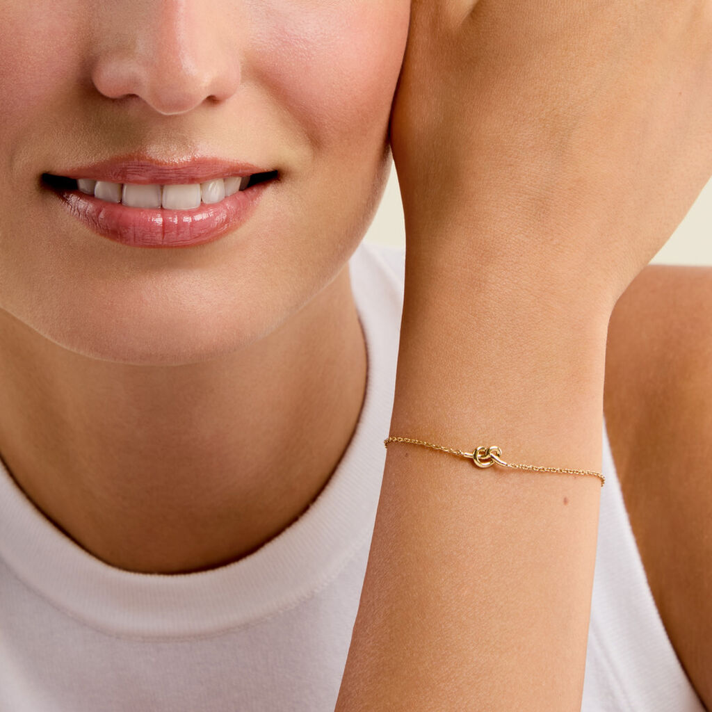 Bracelet Yseultl Plaqu&eacute; Or Jaune - Bracelets fantaisie Femme | Histoire d&rsquo;Or