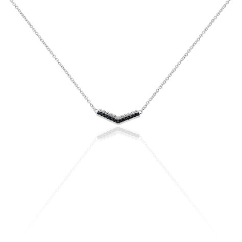 Collier Irina Argent Blanc Oxyde De Zirconium - Colliers fantaisie Femme | Histoire d’Or