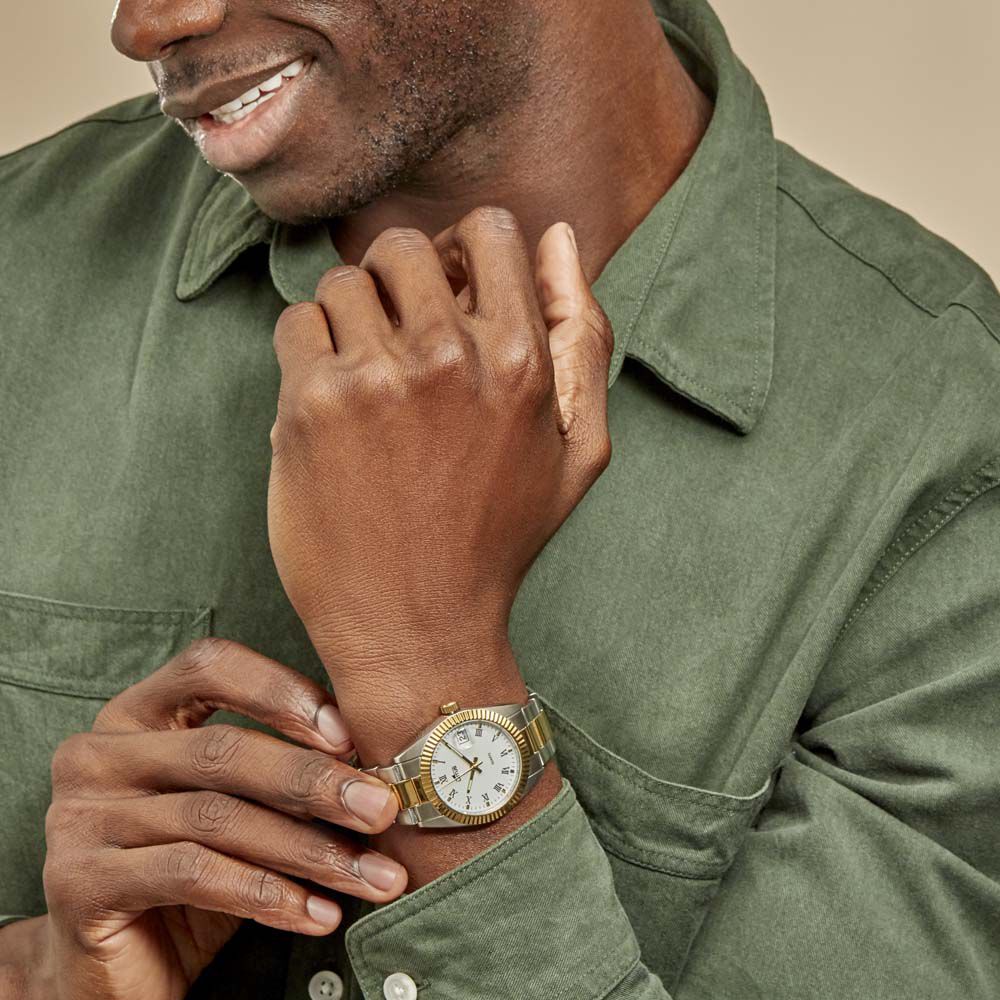 Montres Lotus 15197 1 Acier Boucle d ployante simple Bicolore