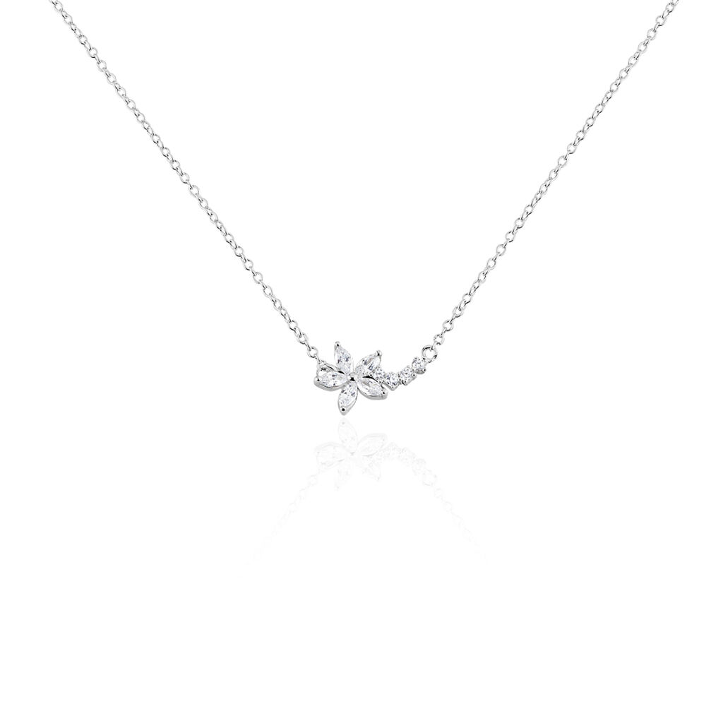 Collier Argent Florencio Oxydes De Zirconium - Colliers fantaisie Femme | Histoire d’Or