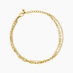 Bracelet Amala Acier Jaune Verre - Bracelets Pierre Femme | Histoire d&rsquo;Or