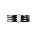 Bague Ceramik Design Argent Blanc Oxyde De Zirconium Et Céramique - Bagues avec pierre Femme | Histoire d’Or