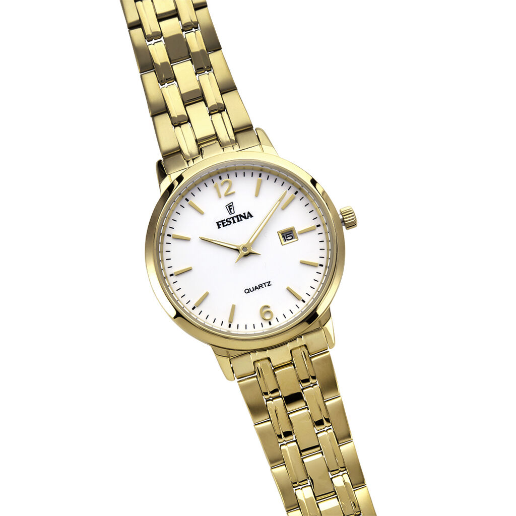 Montre Festina Classics Blanc - F&ecirc;te des m&egrave;res Femme | Histoire d&rsquo;Or