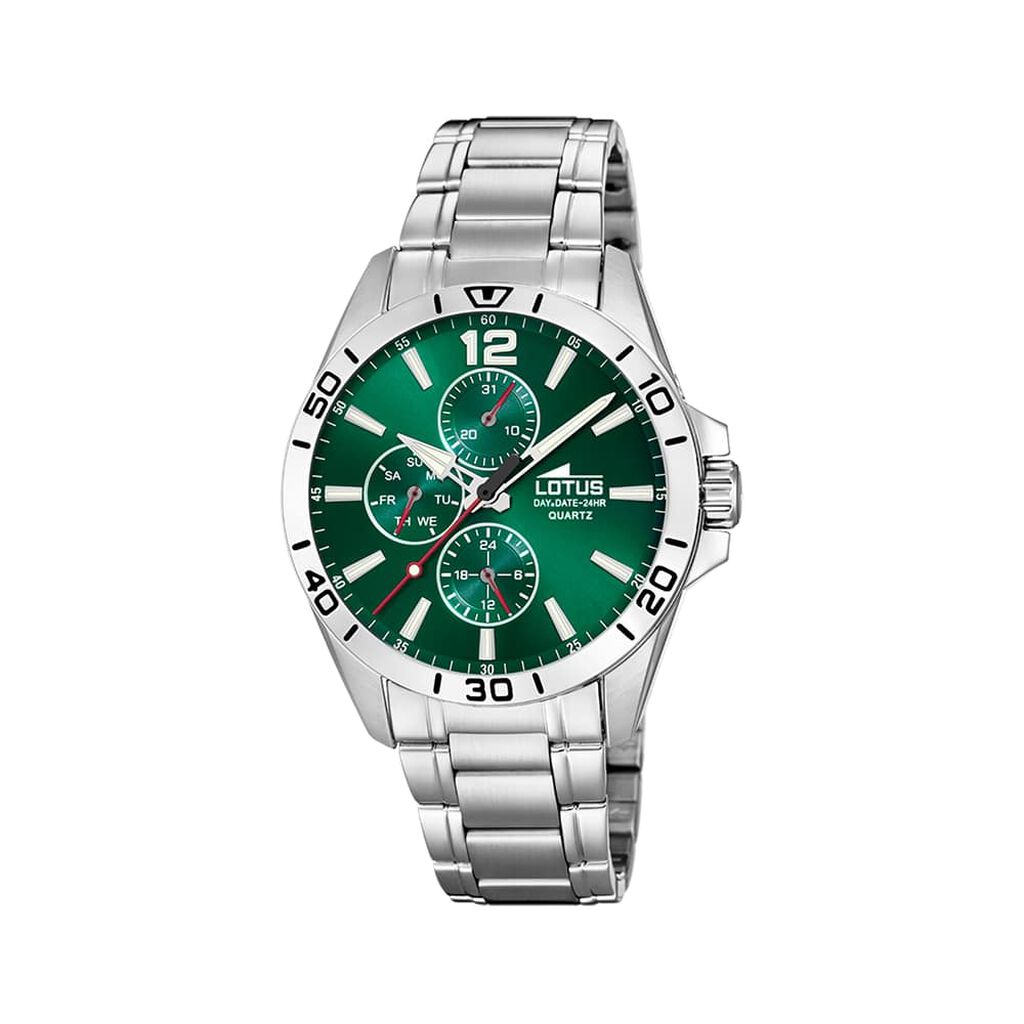 Montre Lotus Multifunction Vert - Montres Homme | Histoire d&rsquo;Or