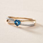 Bague Rory Or Jaune Topaze - Bagues solitaires Femme | Histoire d&rsquo;Or