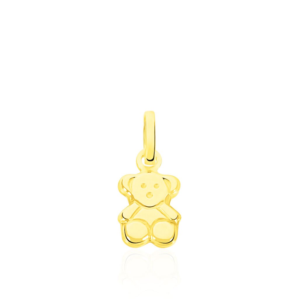 Pendentif Songea Ourson Or Jaune