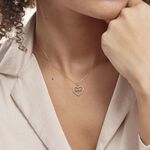 Pendentif Or Jaune Ramouna Oxyde De Zirconium - Pendentifs Femme | Histoire d&rsquo;Or