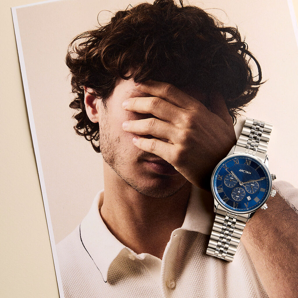 Montre Arctik Core Bleu - F&ecirc;te des p&egrave;res Homme | Histoire d&rsquo;Or