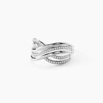 Bague Ocean Or Blanc Diamant - Bagues avec pierre Femme | Histoire d&rsquo;Or