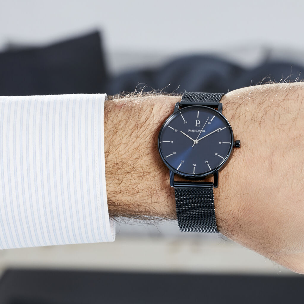 Montre Pierre Lannier Collection Cityline Bleu - Montres Homme | Histoire d’Or