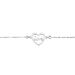 Bracelet Lovia Argent Blanc - Bracelets Coeur Femme | Histoire d’Or