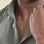 Pendentif Alyssa Croix Or Jaune - Pendentifs Bapt&ecirc;me Famille | Histoire d&rsquo;Or