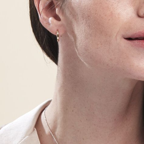 Créoles Plaqué Or Eva - Boucles d'oreilles créoles Femme | Histoire d’Or