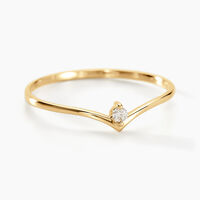 Bague Maye Or Jaune Diamant