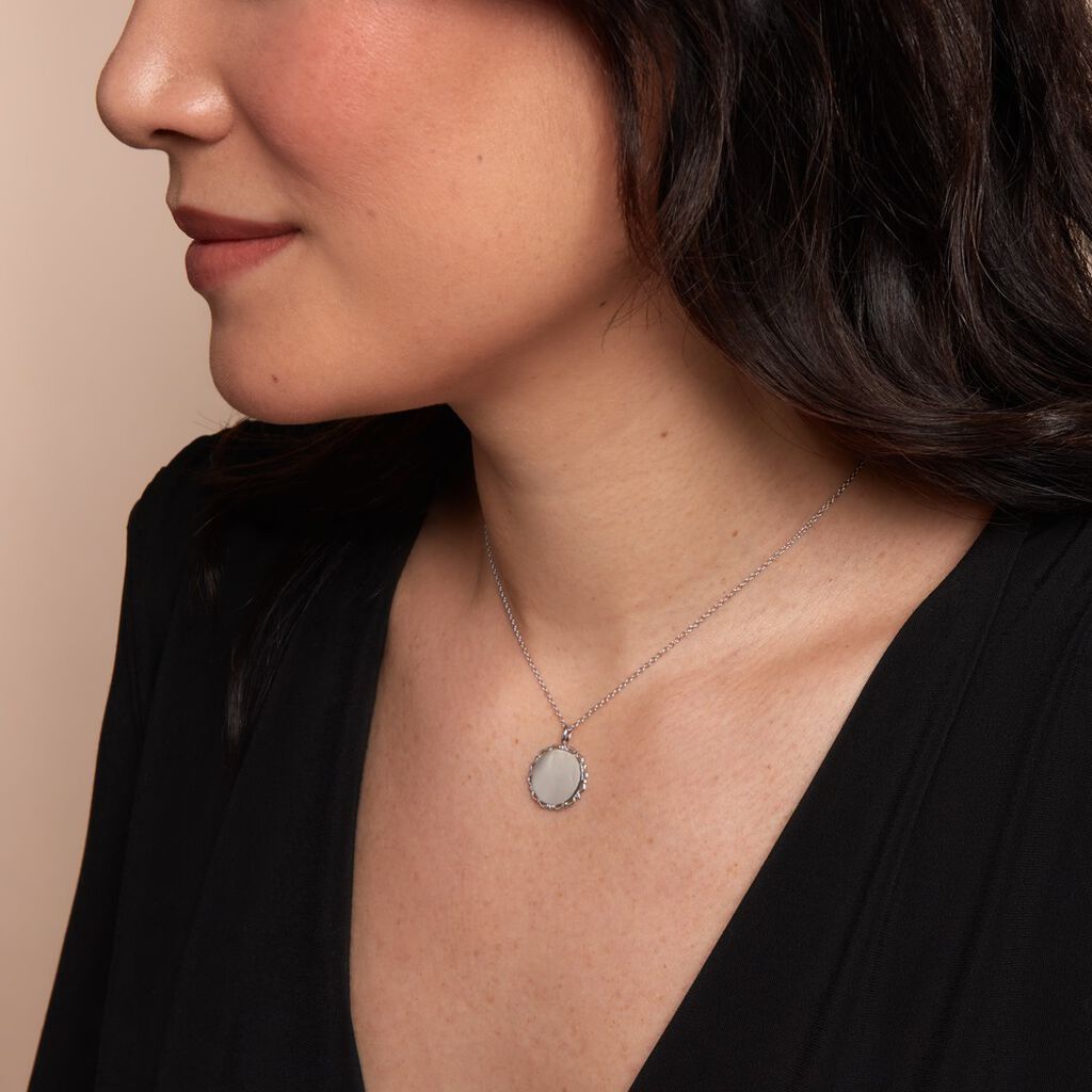 Pendentif Molya Argent Blanc - Pendentifs Femme | Histoire d’Or