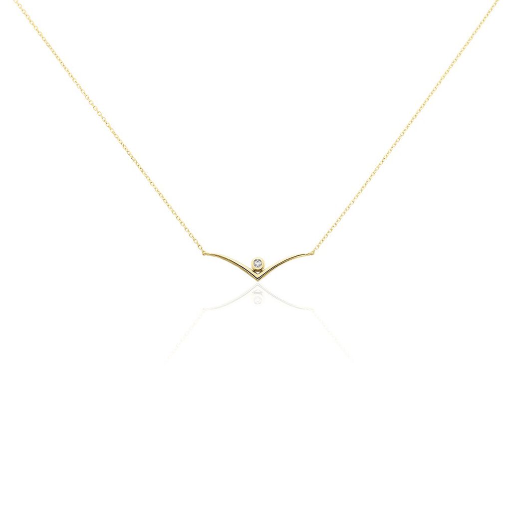 Collier Volia Or Jaune Diamant