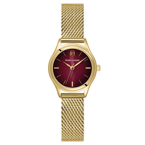Montre Pierre Lannier Pya Bordeaux - Montres Femme | Histoire d’Or