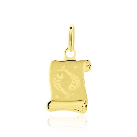 Pendentif Lamie Zodiaque Parchemin Or Jaune - Pendentifs Zodiaque Famille | Histoire d’Or