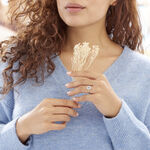 Bague Elfidiane Or Blanc Diamant - Bagues solitaires Femme | Histoire d&rsquo;Or