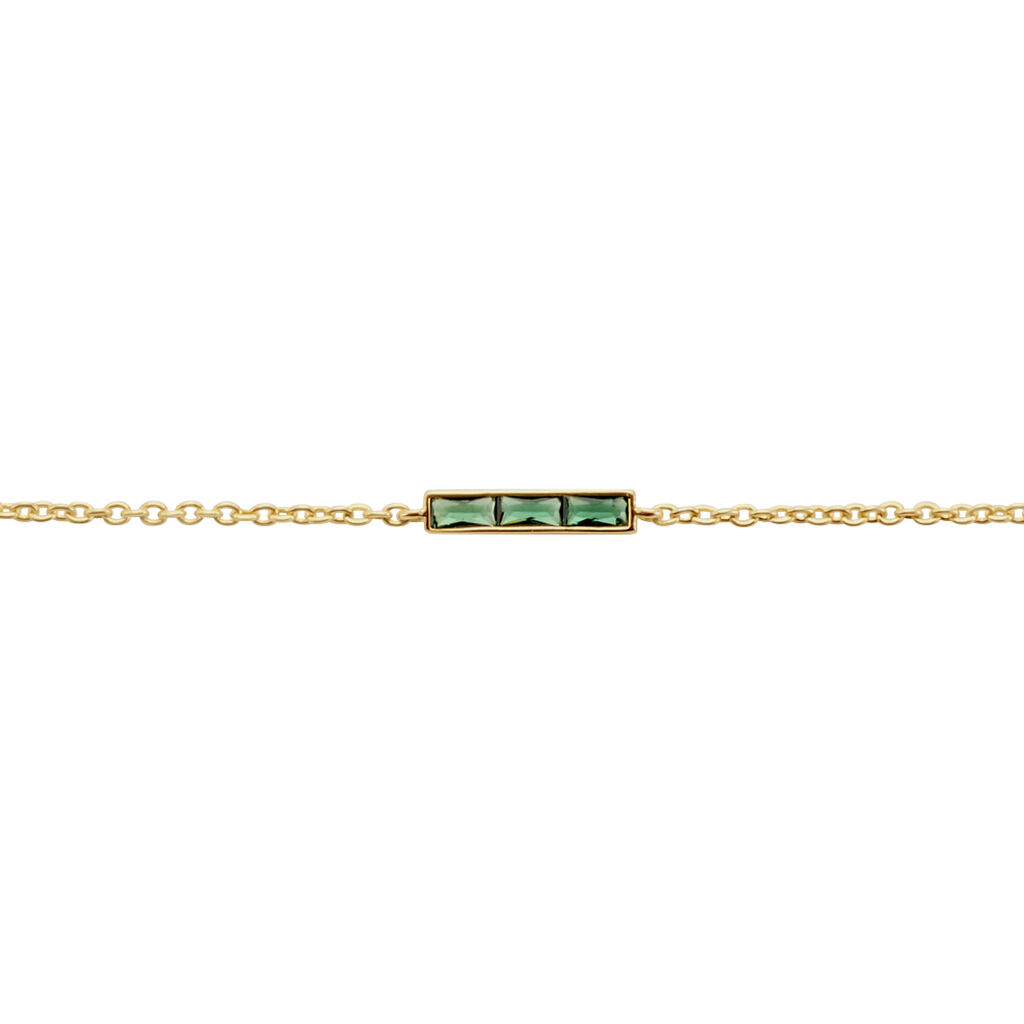Bracelet Plaqué Or Linnert Oxyde De Zirconium - Bracelets fantaisie Femme | Histoire d’Or