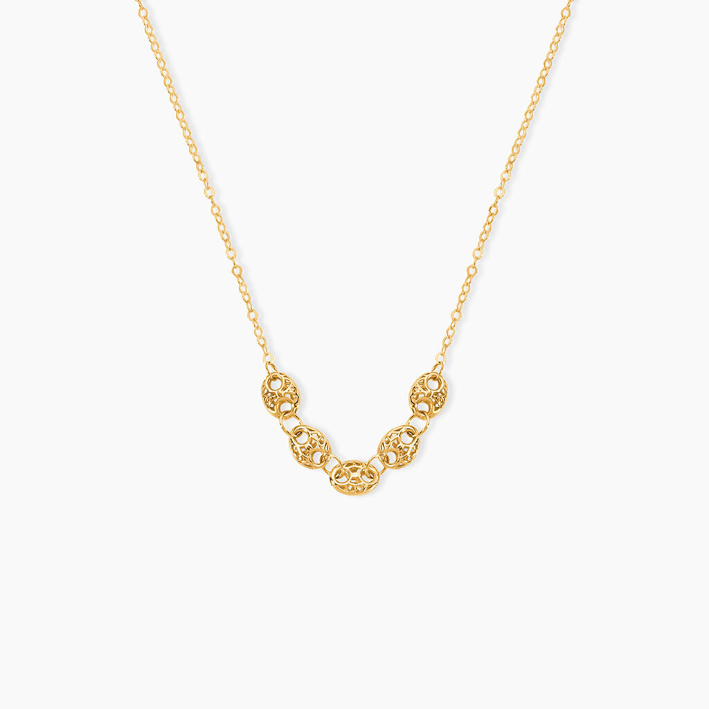 Collier Bjarne Or Jaune - Bijoux sans pierre Femme | Histoire d&rsquo;Or