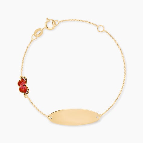 Bracelet Identit&eacute; Marcel Or Jaune - Bracelets Communion Enfant | Histoire d&rsquo;Or