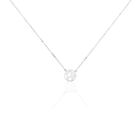 Collier Livia Argent Blanc - Ras de cou Femme | Histoire d’Or