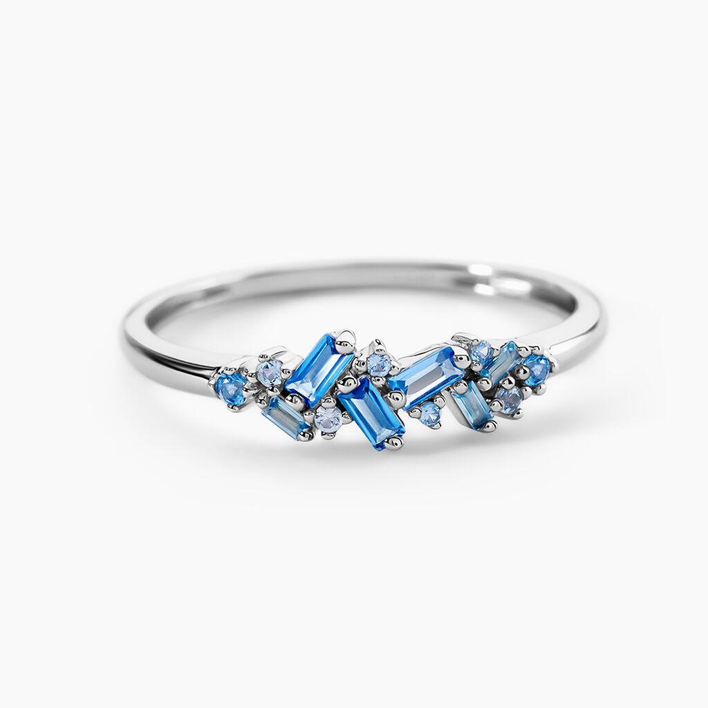 Bague Rio Argent Blanc Oxyde De Zirconium - Bagues avec pierre Femme | Histoire d&rsquo;Or