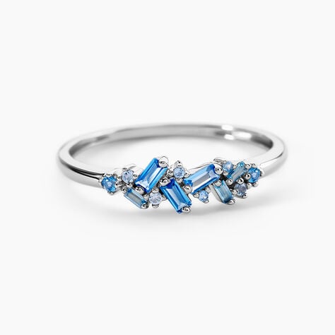 Bague Rio Argent Blanc Oxyde De Zirconium - Bagues avec pierre Femme | Histoire d&rsquo;Or