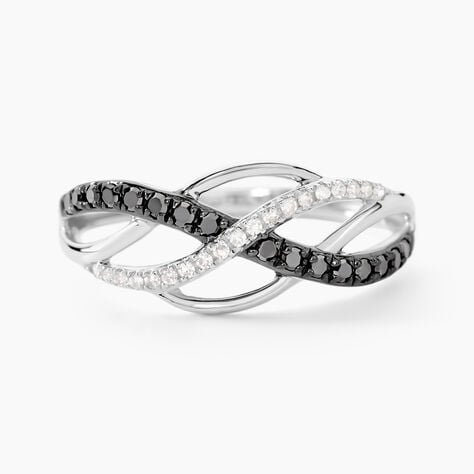 Bague Amara Or Blanc Diamant - Bagues avec pierre Femme | Histoire d’Or