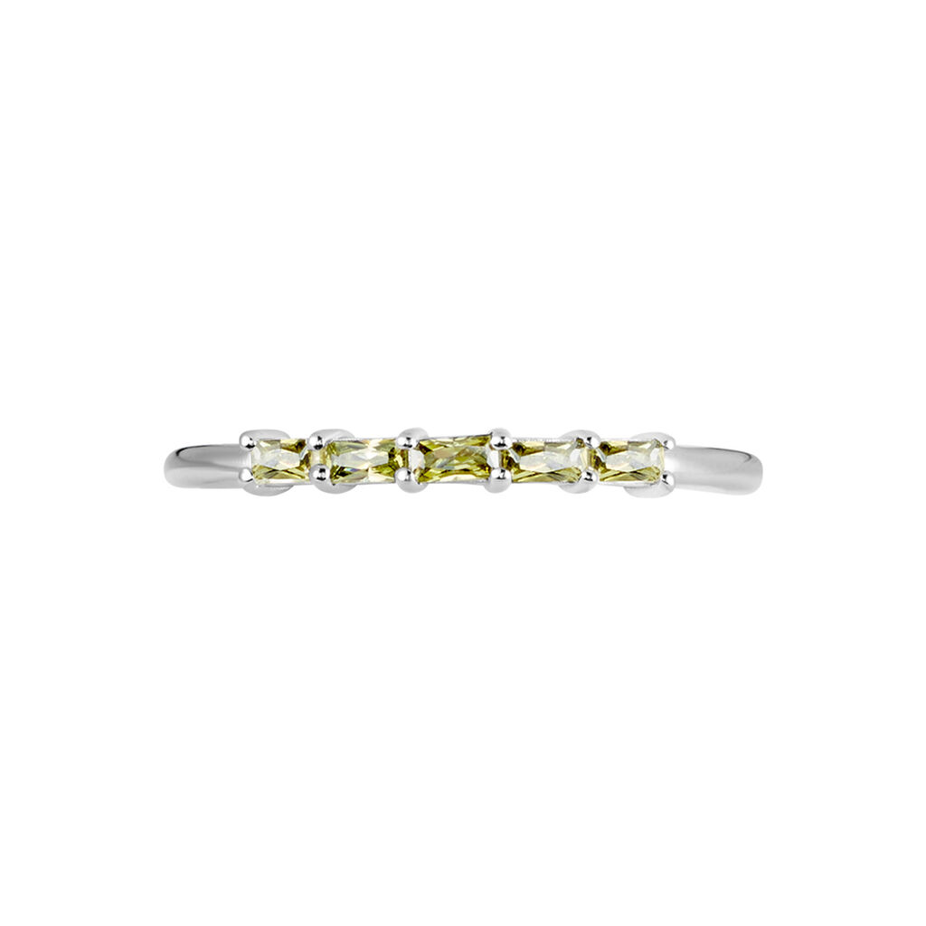 Bague Alexander Argent Blanc Oxyde De Zirconium - Bagues avec pierre Femme | Histoire d’Or