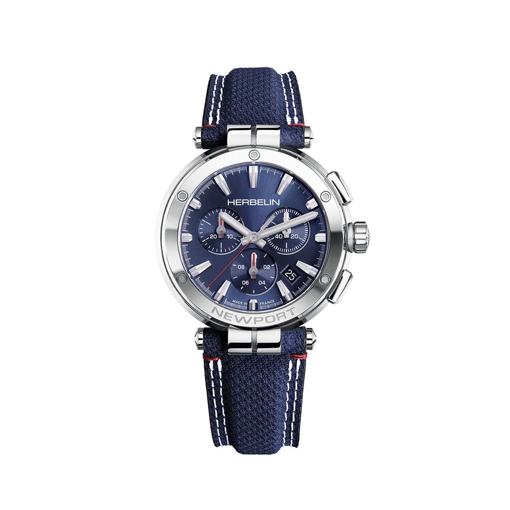 Montre Herbelin Newport Chrono Bleu - Montres Homme | Histoire d’Or
