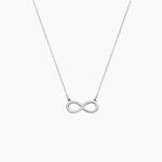 Collier Maryeme Infini Selectra Or Blanc - Colliers Femme | Histoire d&rsquo;Or