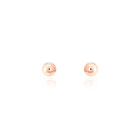 Boucles D'oreilles Puces Fidelia Boule Or Rose