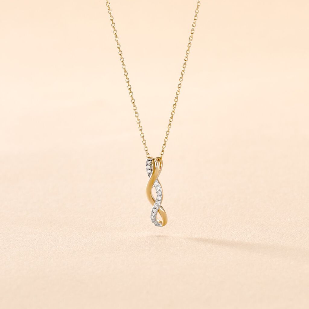 Collier Nucia Or Jaune Diamant - Colliers Femme | Histoire d&rsquo;Or