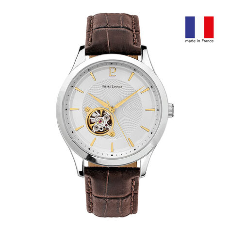 Montre Pierre Lannier Fleuret Argenté - Montres Homme | Histoire d’Or