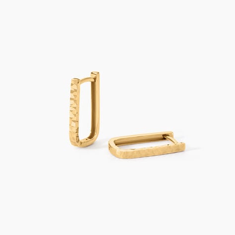 Créoles Eero Or Jaune - Boucles d'oreilles créoles Femme | Histoire d’Or