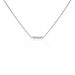 Collier Jordana Argent Blanc - Colliers fantaisie Femme | Histoire d’Or