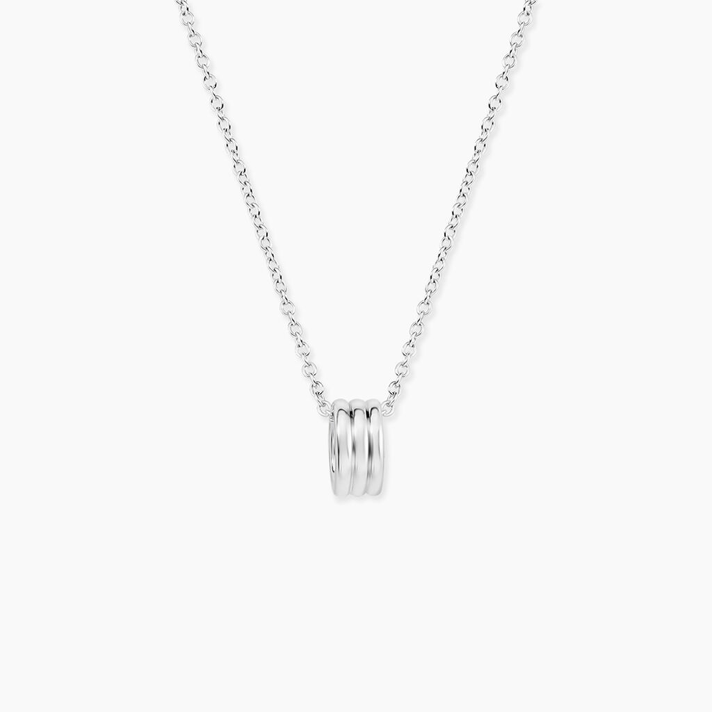 Collier Antho Argent Blanc - Colliers fantaisie Homme | Histoire d’Or