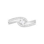 Bague Solitaire Vassilissa Or Blanc Diamant - Bagues solitaires Femme | Histoire d&rsquo;Or