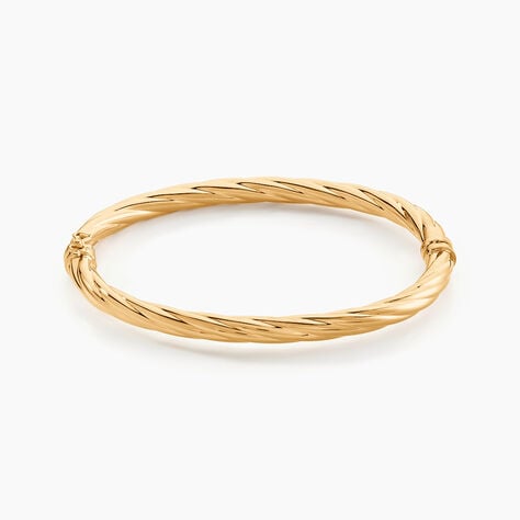 Jonc Dezia Or Jaune - Bracelets joncs Femme | Histoire d&rsquo;Or