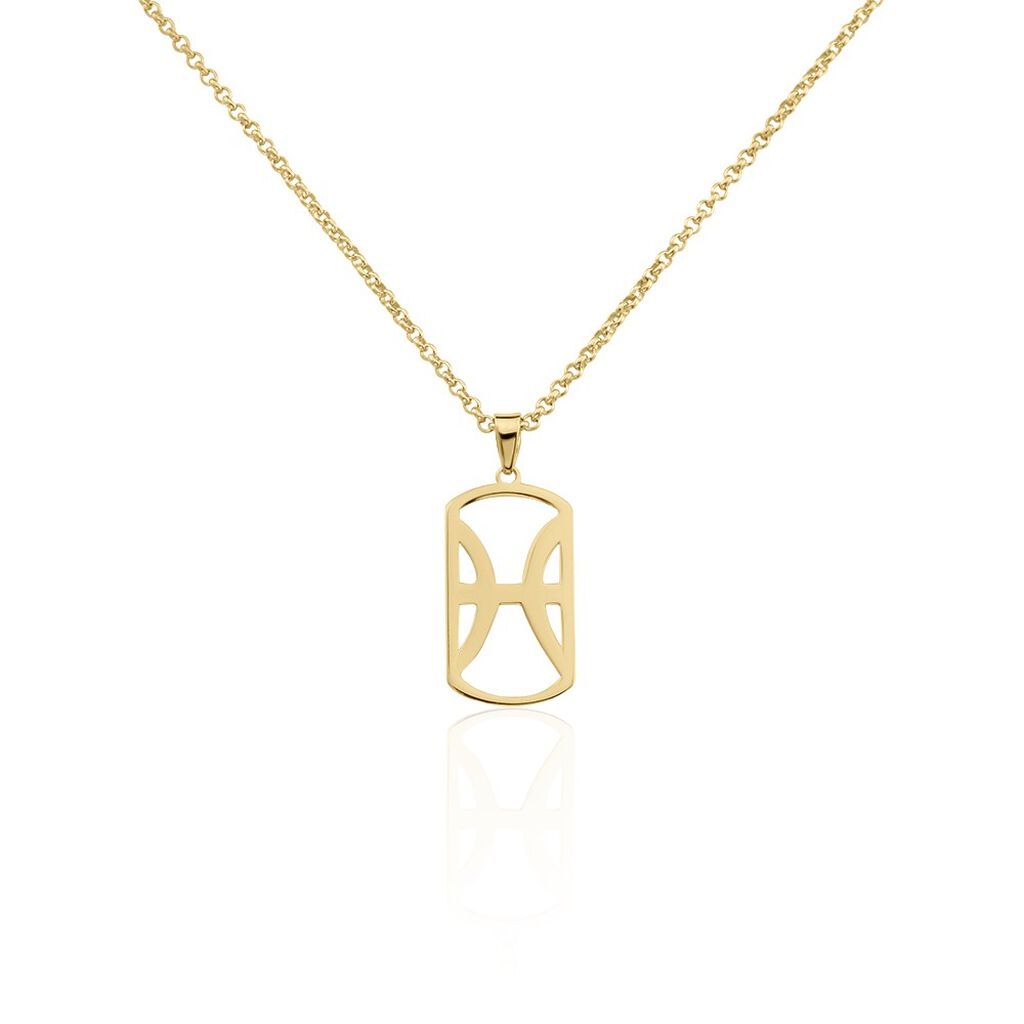 Collier Plaqué Or Prospero - Colliers Zodiaque Homme | Histoire d’Or