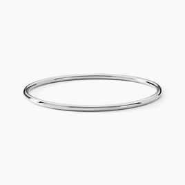 Bracelet Jonc Tabata Argent Blanc - Bracelets fantaisie Femme | Histoire d’Or