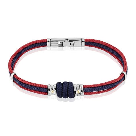 Bracelet Fardaae Acier Blanc - Bracelets cordon Homme | Histoire d&rsquo;Or