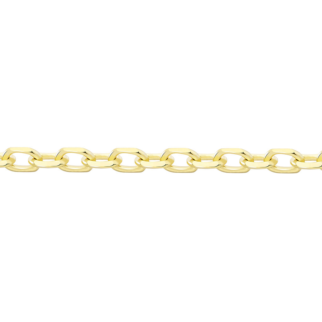 Chaîne Igoa Maille Forçat Diamantee Or Jaune - Chaines Enfant | Histoire d’Or