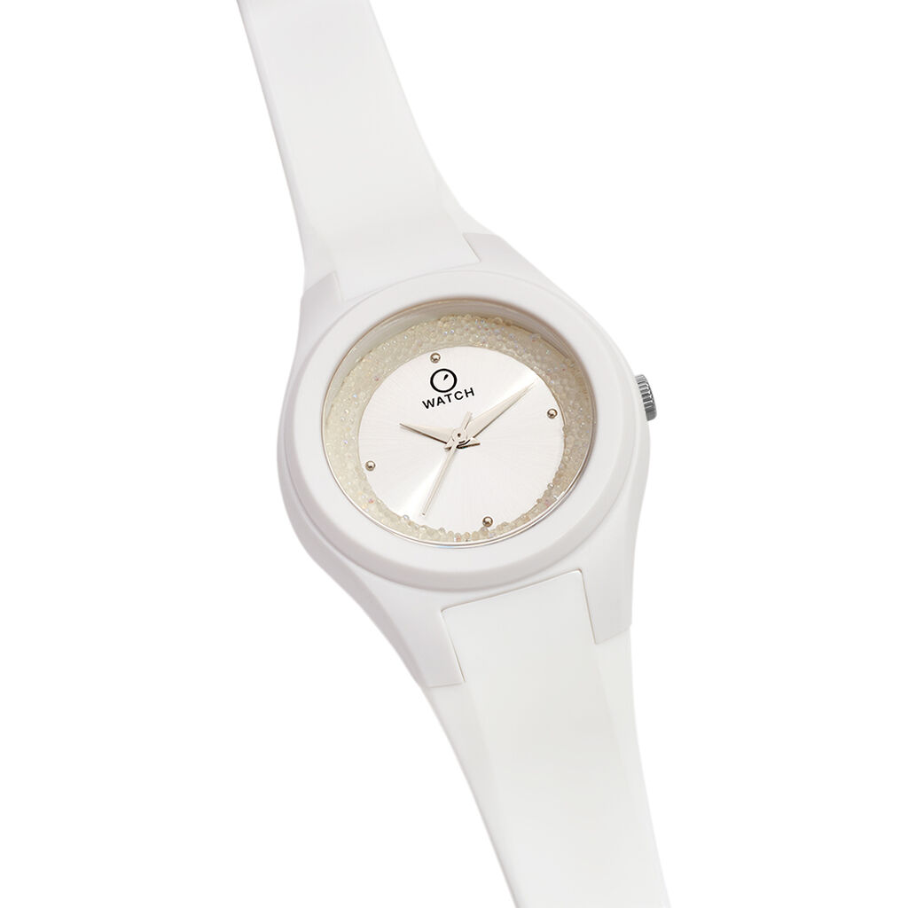 Montre O Watch Fluffy Blanc - Montres Femme | Histoire d’Or
