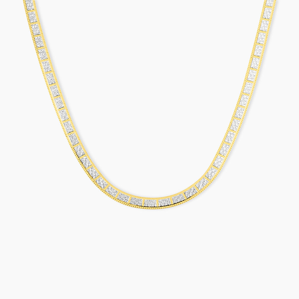 Collier Nuriaae Argent Jaune - Chaines Femme | Histoire d&rsquo;Or