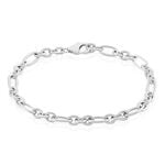 Bracelet Maille Camiorica Argent Blanc - Bracelets cha&icirc;ne Femme | Histoire d&rsquo;Or