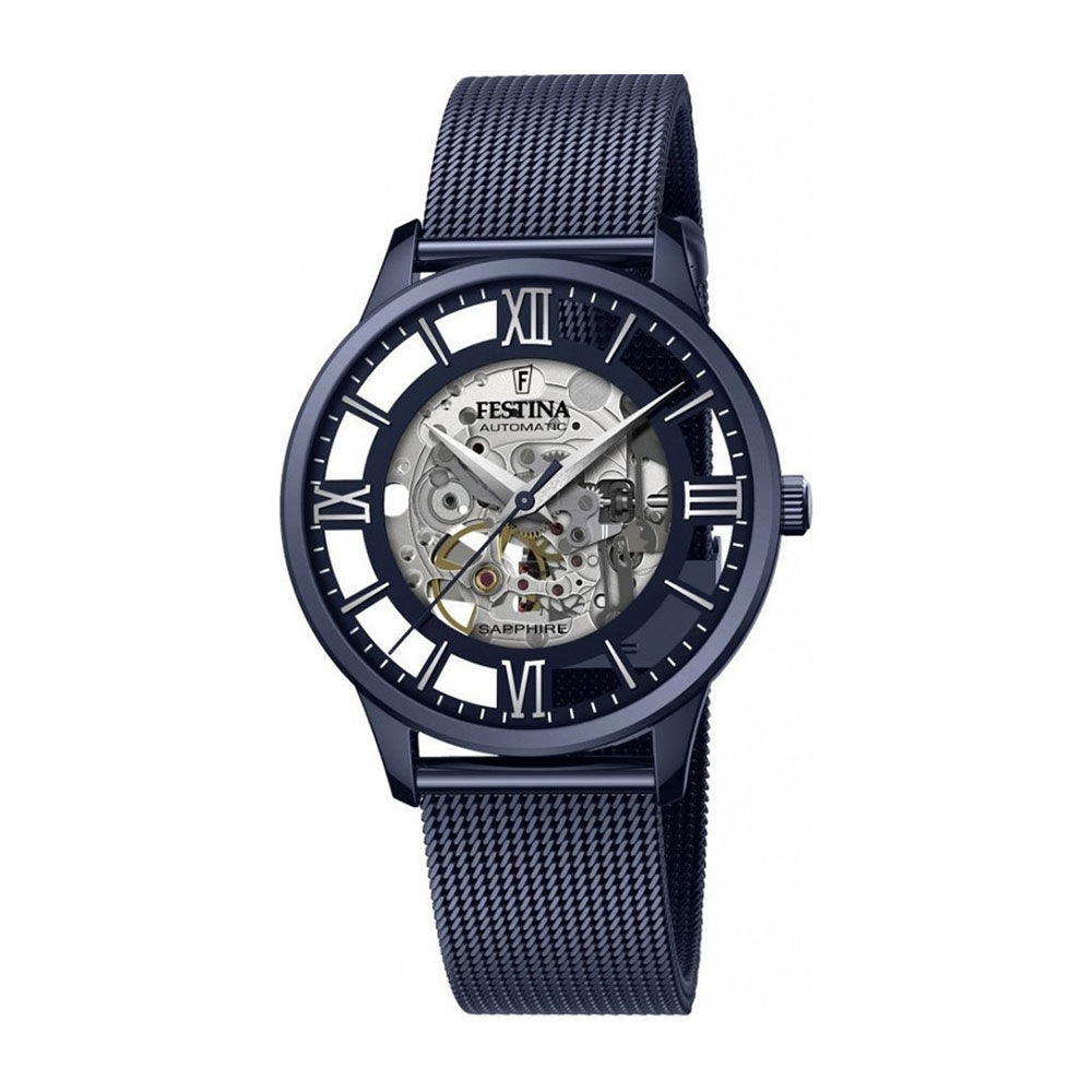 Montres Festina F20574/1 Acier Bleu Ronde - HIMHE400010 • Histoire d'Or