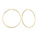 Créoles Ada Lisse Plaqué Or Jaune - Boucles d'oreilles créoles Femme | Histoire d’Or